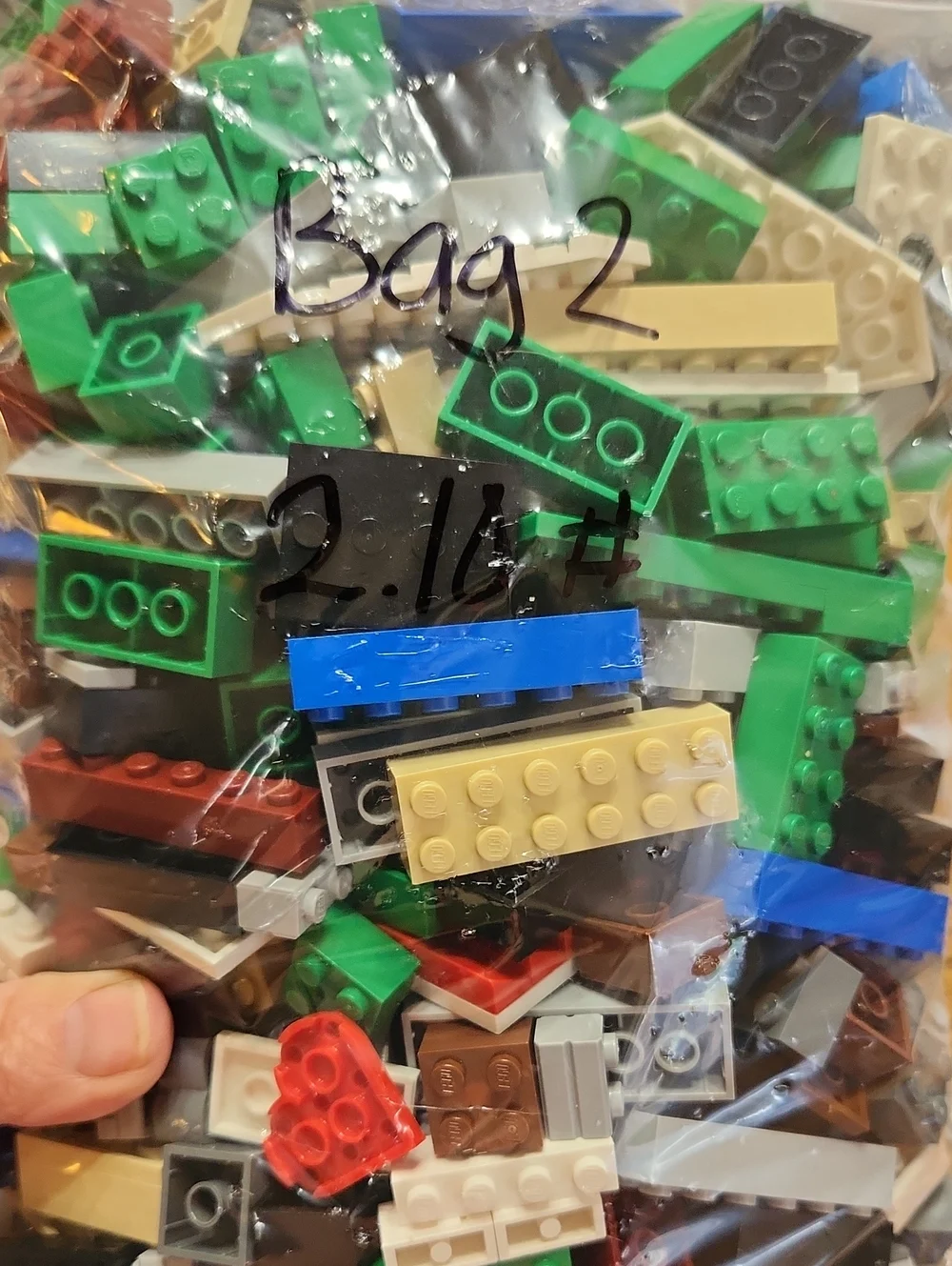Legos Mixed Building Blocks 2.10 Lb Bag 2